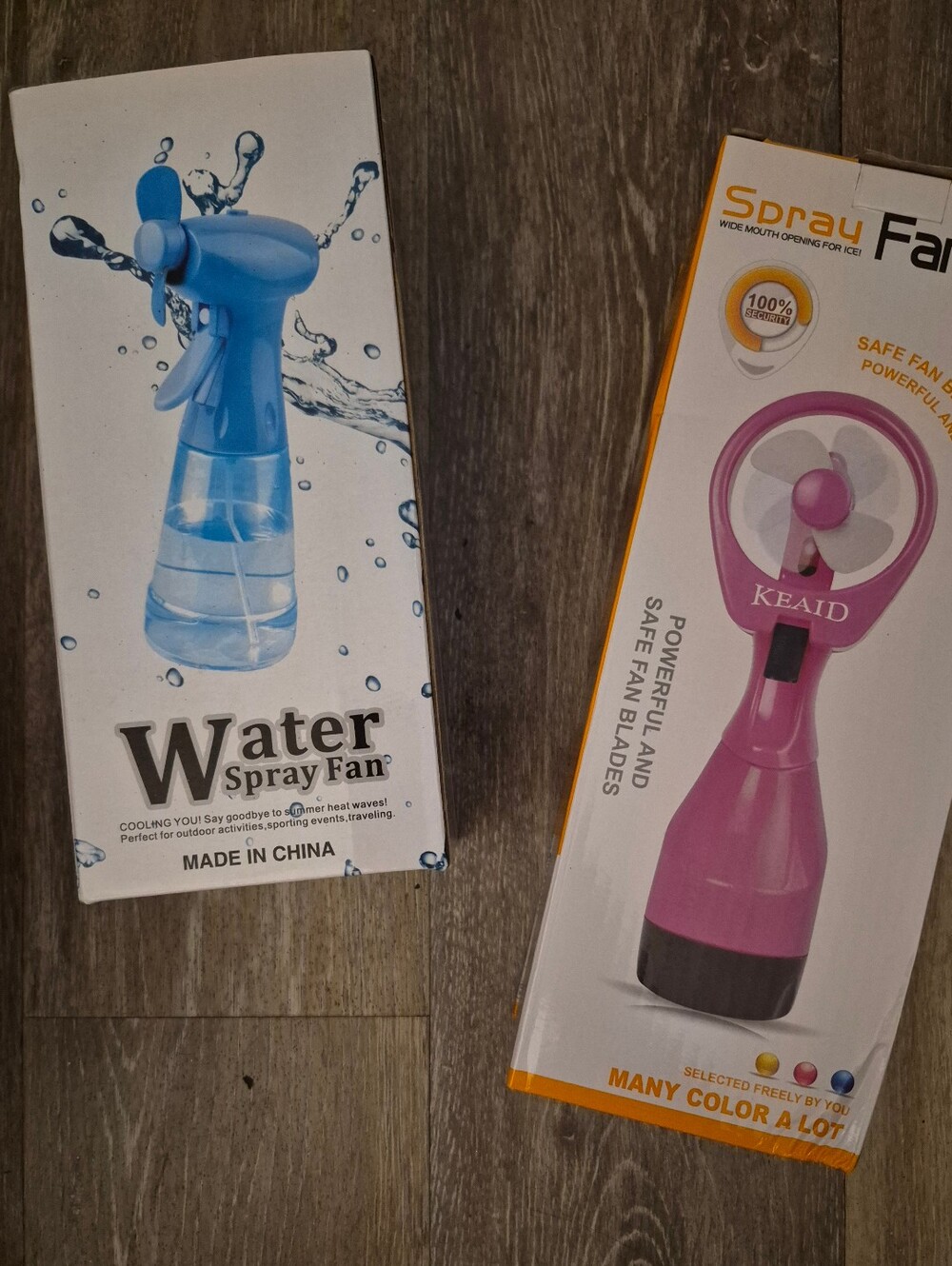 Handheld Water Spray Fan - Pink
